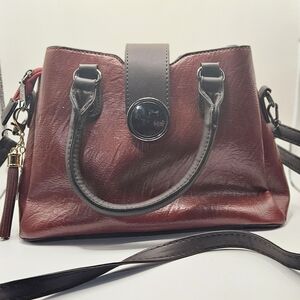 Elegant Burgundy Handbag